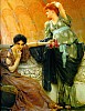 Sir Lawrence Alma-Tadema - Les rivales inconscientes [detail].jpg